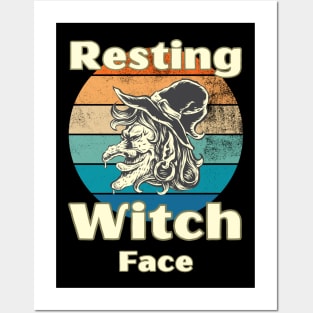 Resting Witch Face Posters and Art